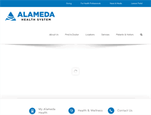 Tablet Screenshot of alamedaahs.org